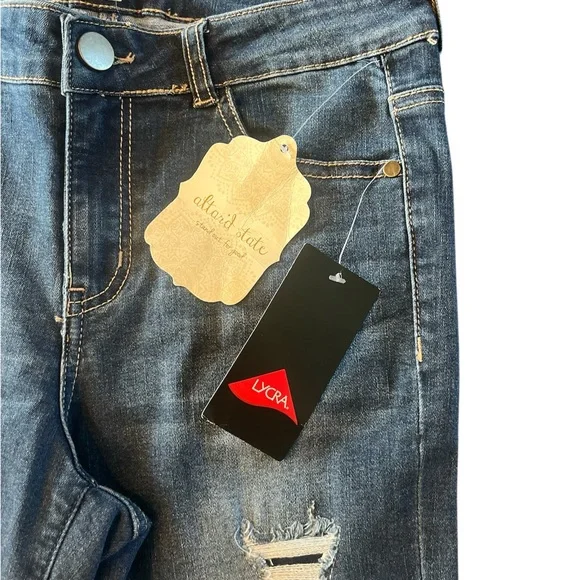 Altar'd State Blue Skinny Jeans - Picture 4 of 5